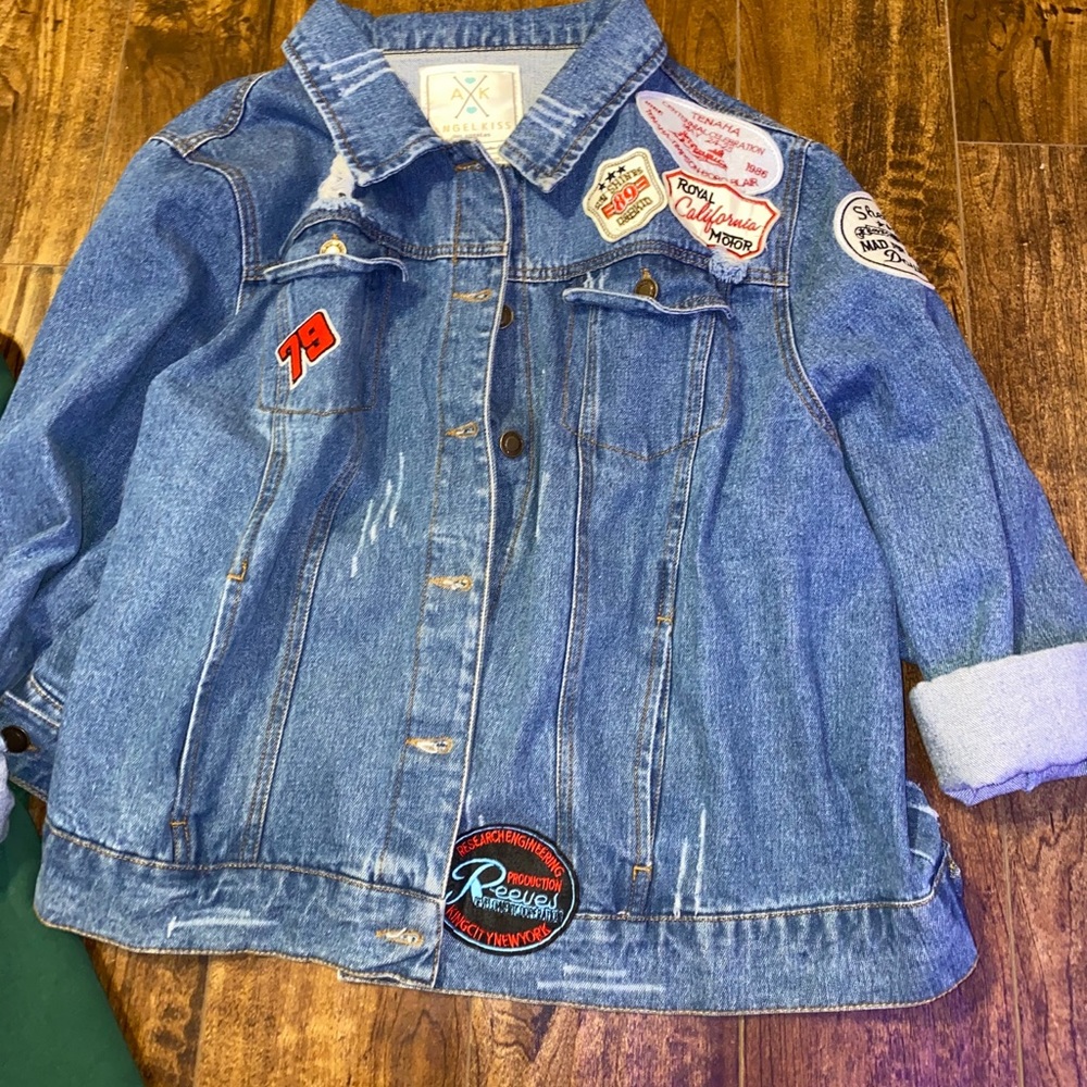 oversized jean jacket